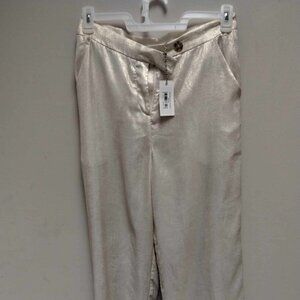 Ellison White Shimmer Pants
